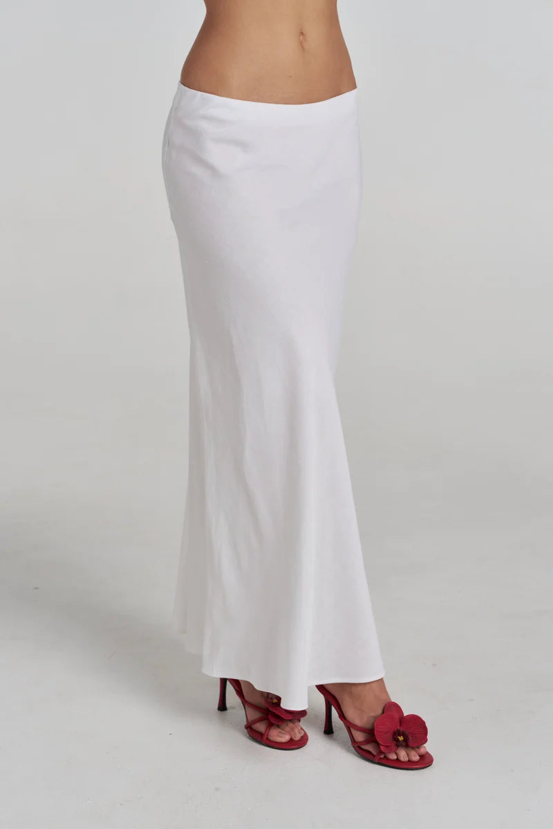 Slip Skirt White
