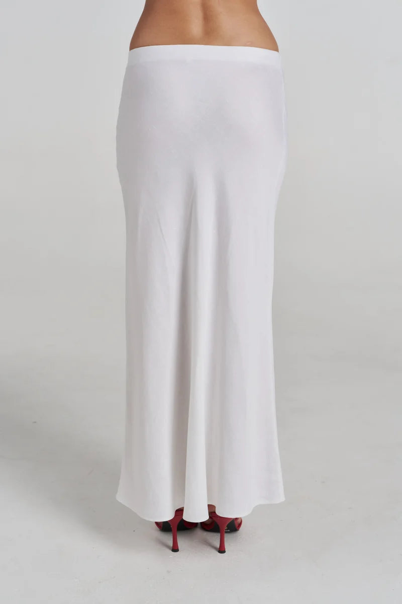 Slip Skirt White