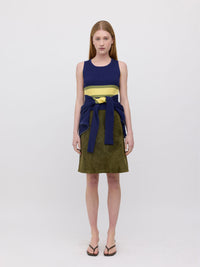 Parker Double Up Sweater - Navy Stripe