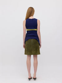 Parker Double Up Sweater - Navy Stripe